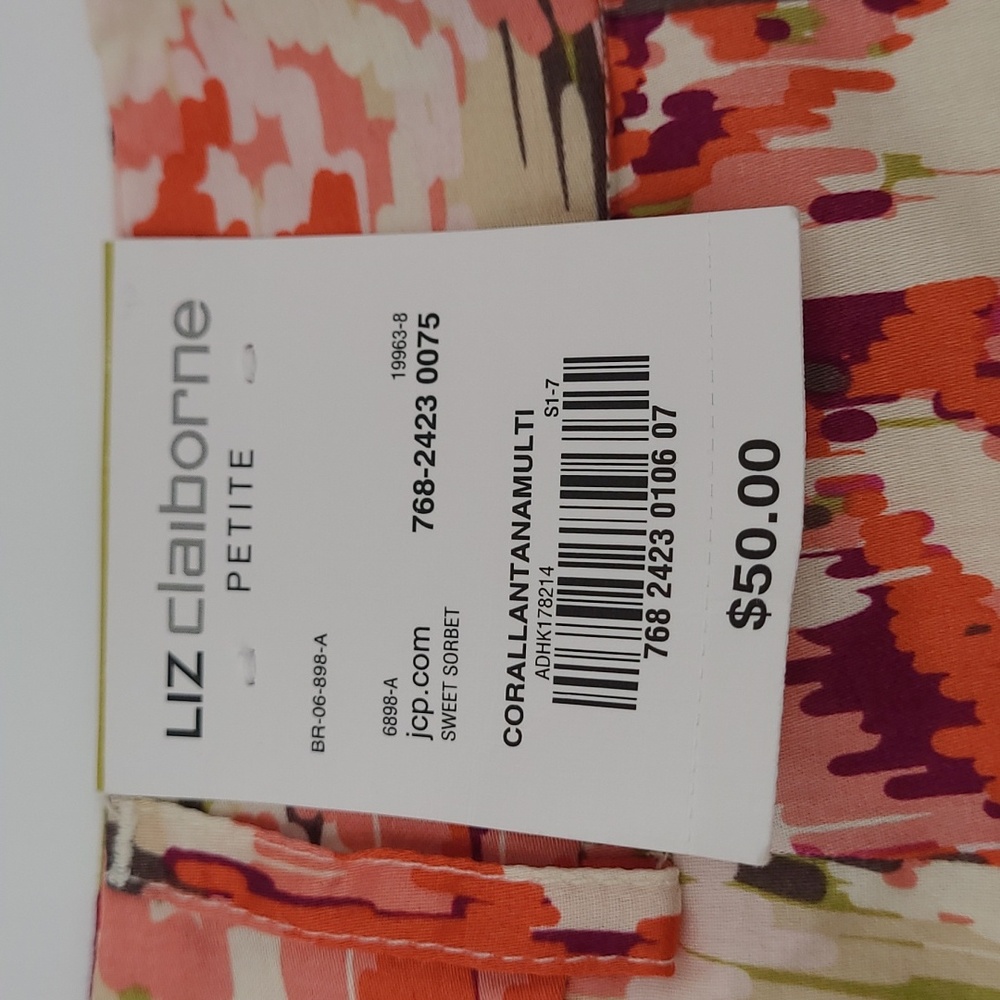 Liz Claiborne Petite NWT Midi Skirt Women's‎ size 14P - Picture 4 of 7